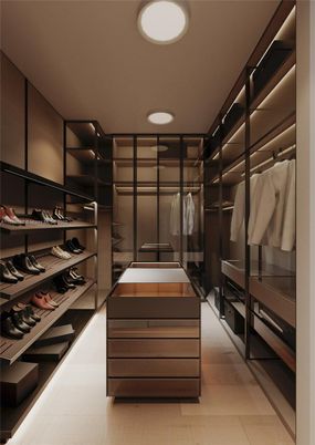 Interior, Recessed Lighting, Walk-in Closets