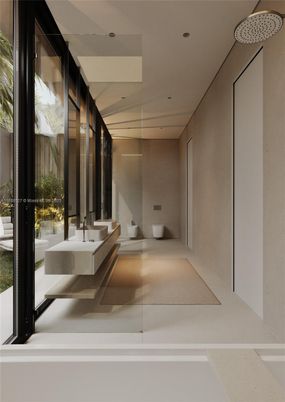 Bathroom, Interior, Recessed Lighting