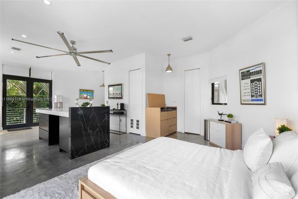 Bedroom, Interior, Pendant Lights, Recessed Lighting