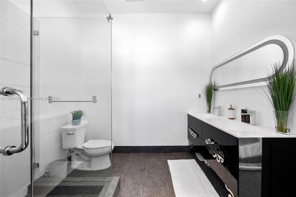 Bathroom, Glass Shower, Interior