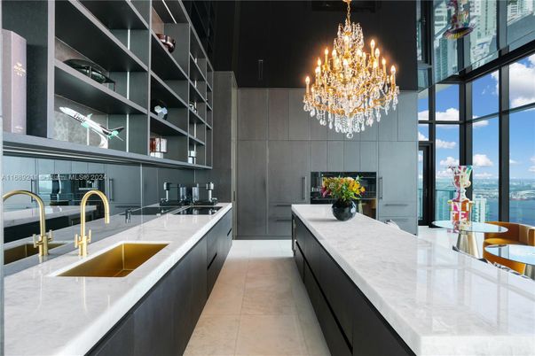 Chandelier, Interior, Kitchen, Water