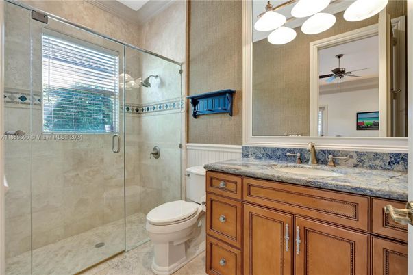 Bathroom, Glass Shower, Interior