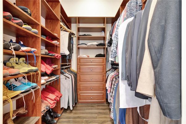 Interior, Walk-in Closets, Wood Texture Flooring