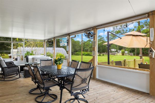 Dining room, Interior, Sun Room, Wood Texture Flooring