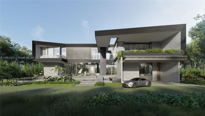 Backyard, Exterior, Facade, Modern