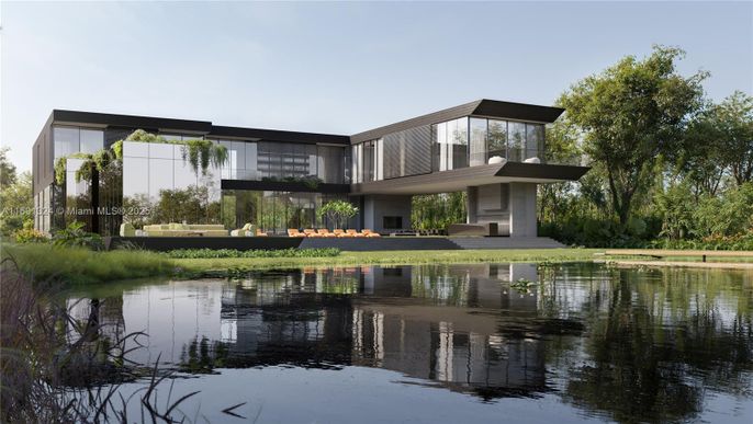 Exterior, Facade, Lake, Modern