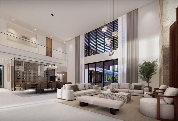 Dining room, Interior, Living room, Pendant Lights, Recessed Lighting
