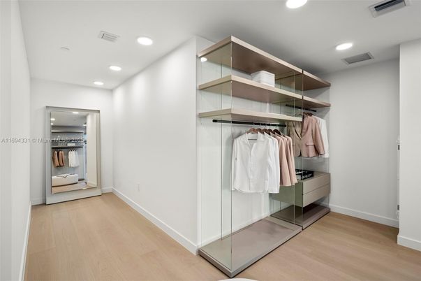 Interior, Recessed Lighting, Walk-in Closets, Wood Texture Flooring