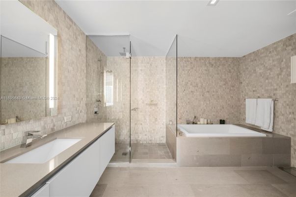 Bathroom, Dual Sink Vanities, Glass Shower, Interior