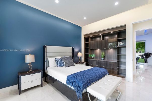 Bedroom, Interior, Recessed Lighting