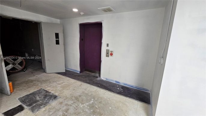 Elevator, Interior, Recessed Lighting