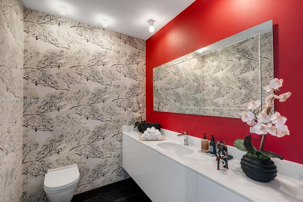 Bathroom, Interior, Marble Walls