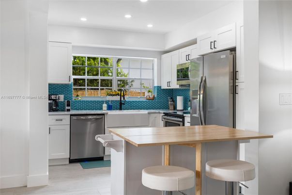 Interior, Kitchen, Recessed Lighting, Stainless Steel Appliances