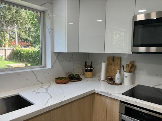 Interior, Kitchen, Marble Walls