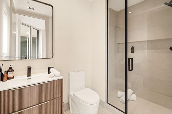 Bathroom, Glass Shower, Interior