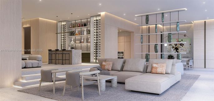Interior, Living room, Recessed Lighting