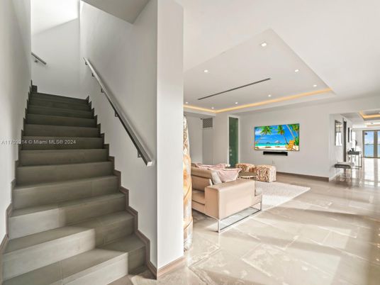 Interior, Living room, Recessed Lighting