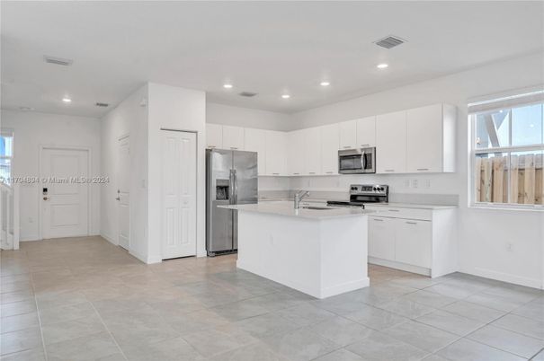 Interior, Kitchen, Recessed Lighting, Stainless Steel Appliances