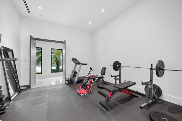 Fitness Equipment, Interior, Recessed Lighting