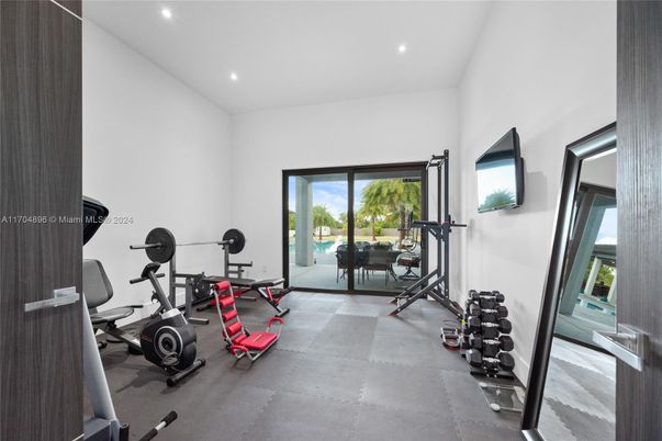Fitness Equipment, Interior, Recessed Lighting