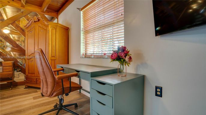 Home Office, Interior, Wooden Beams, Wooden Ceilings, Wood Texture Flooring