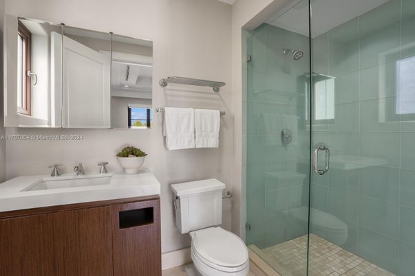 Bathroom, Glass Shower, Interior