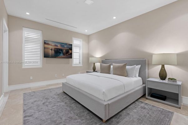 Bedroom, Interior, Recessed Lighting