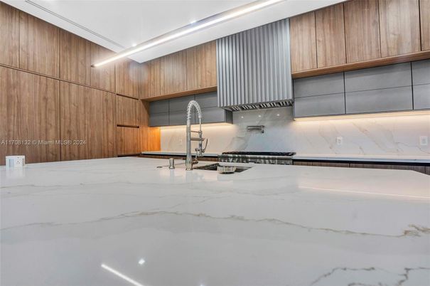 Interior, Kitchen, Marble Walls
