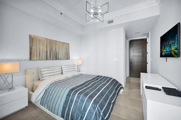 Bedroom, Interior, Pendant Lights