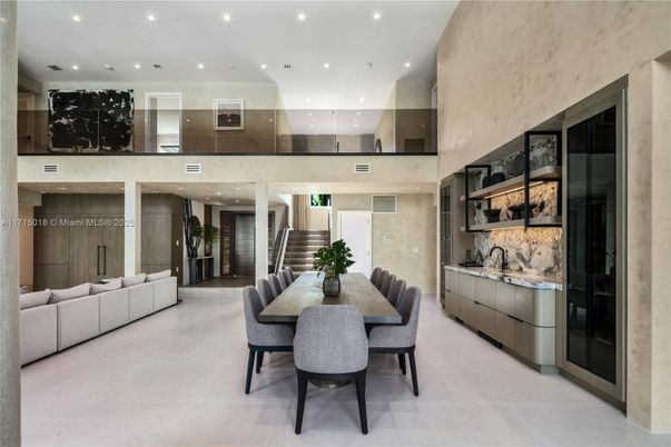 Dining room, Interior, Kitchen, Living room, Recessed Lighting
