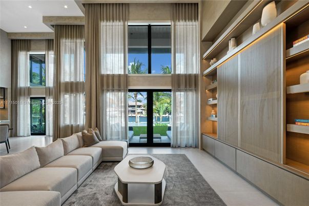 Interior, Living room, Recessed Lighting