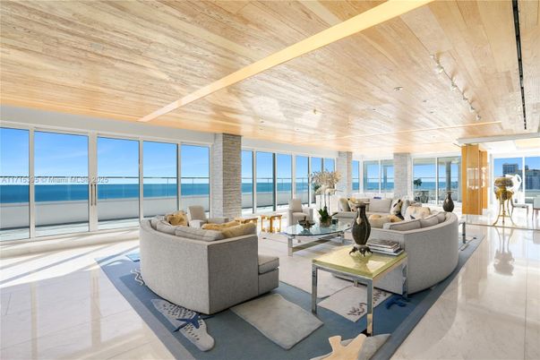 Interior, Living room, Marble, Water, Wooden Ceilings