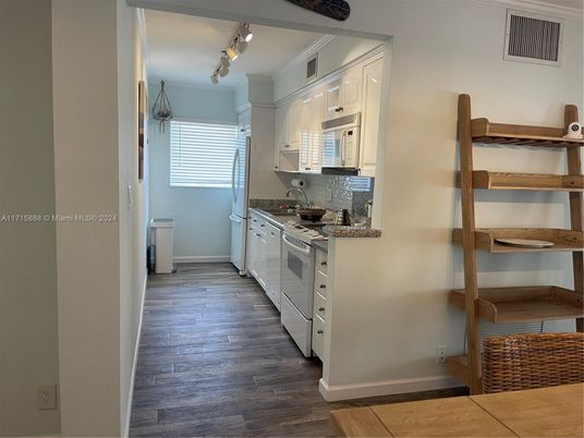 Interior, Kitchen, Wood Texture Flooring