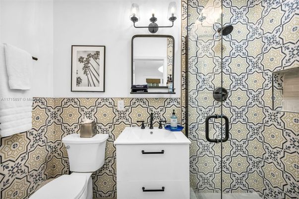 Bathroom, Glass Shower, Interior
