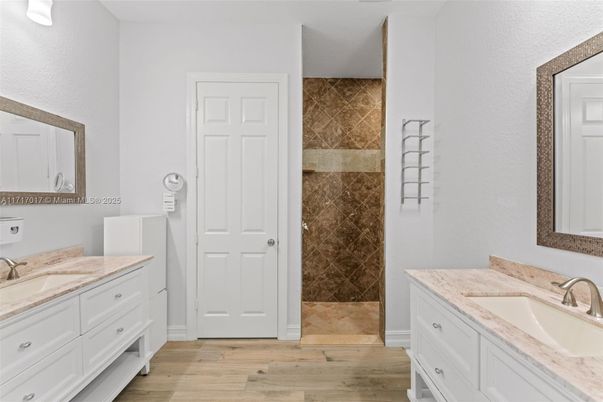 Bathroom, Interior, Wood Texture Flooring