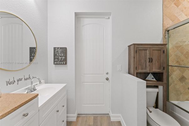 Bathroom, Interior, Wood Texture Flooring