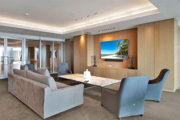 Interior, Living room, Recessed Lighting, Wooden Walls