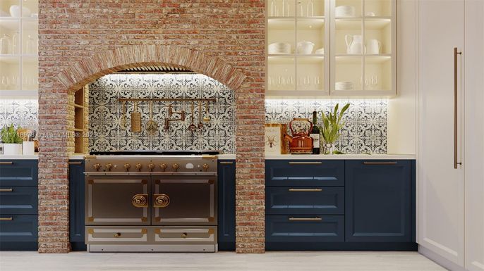 Interior, Kitchen, Stainless Steel Appliances