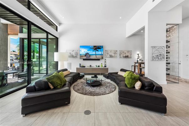 Interior, Living room, Recessed Lighting