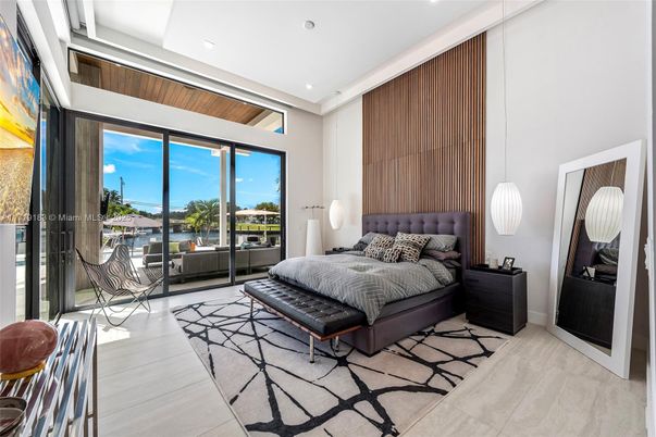 Bedroom, Interior, Pendant Lights, Recessed Lighting