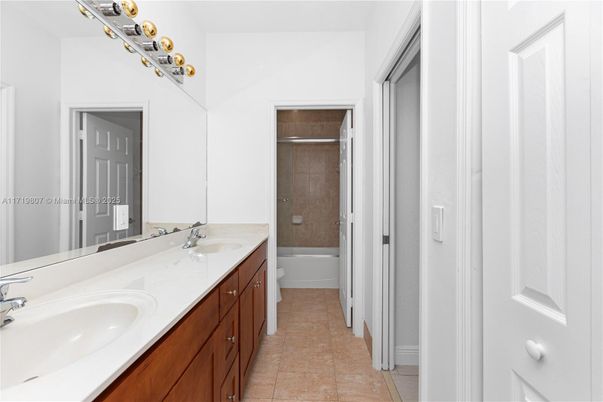 Bathroom, Dual Sink Vanities, Glass Shower, Interior