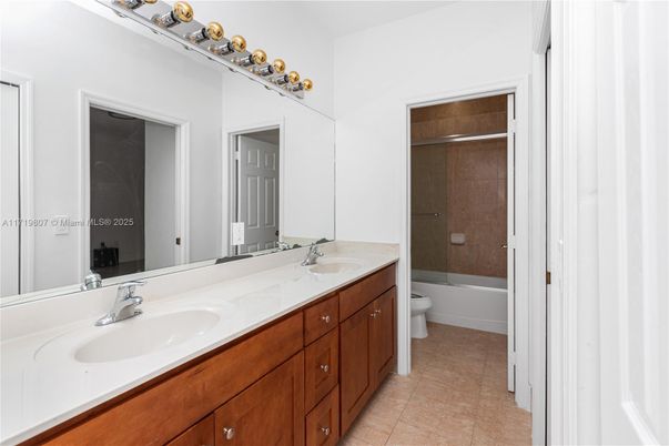 Bathroom, Dual Sink Vanities, Glass Shower, Interior