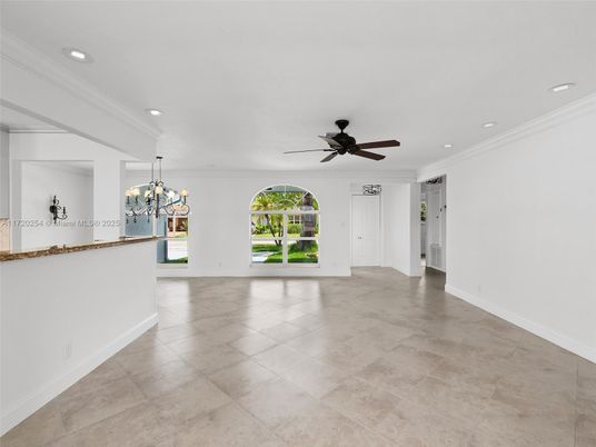 Chandelier, Empty room, Interior, Recessed Lighting