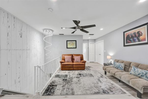 Chandelier, Interior, Living room, Recessed Lighting, Wood Texture Flooring