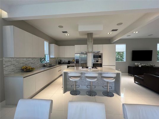 Interior, Kitchen, Recessed Lighting, Stainless Steel Appliances