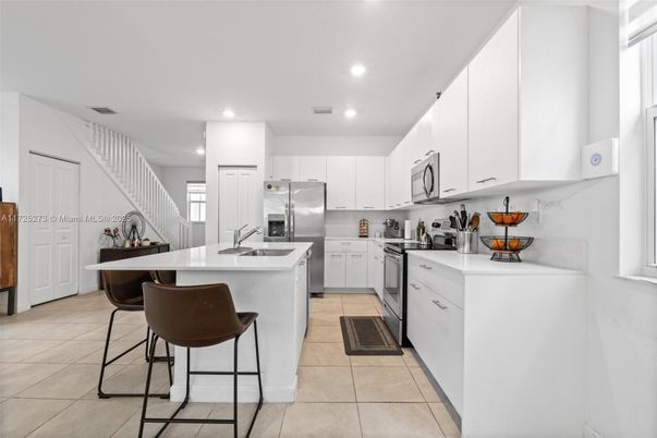 Interior, Kitchen, Recessed Lighting, Stainless Steel Appliances