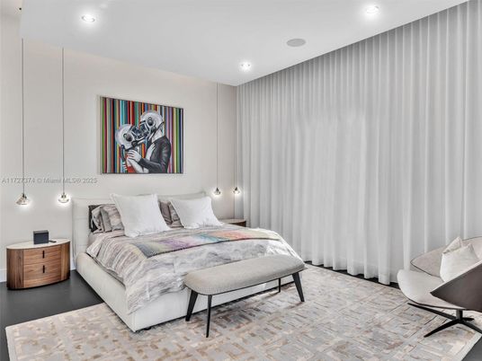 Bedroom, Interior, Recessed Lighting