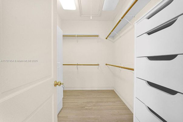 Interior, Recessed Lighting, Walk-in Closets, Wood Texture Flooring