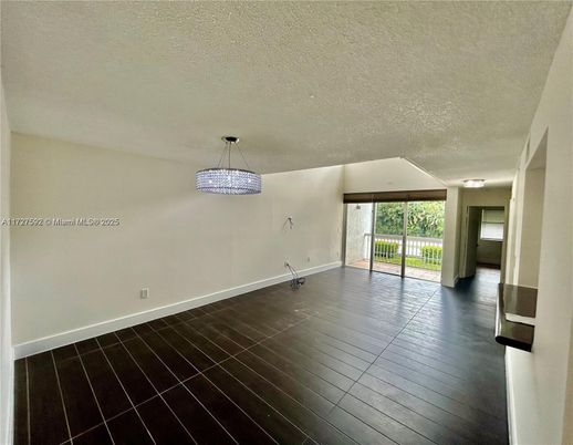 Empty room, Interior, Pendant Lights, Wood Texture Flooring