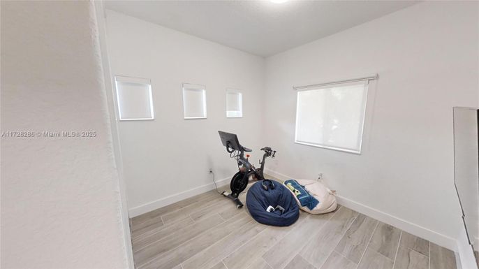 Fitness Equipment, Interior, Wood Texture Flooring